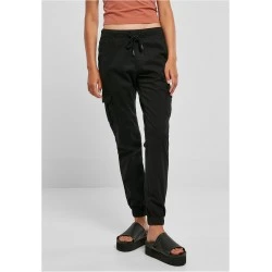 Дамски карго панталон в черен цвят Urban Classics Ladies Cargo Pants