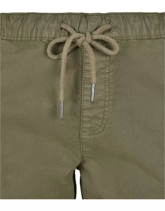 Дамски карго панталон в масленозелен цвят Urban Classics Ladies High Waist Cargo Jogging Pants summerolive, Панталони - Hoodstyle.bg