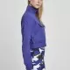 Дамско яке в лилав цвят Urban Classics Ladies Cropped Crinkle Nylon Pull Over, Якета - Hoodstyle.bg