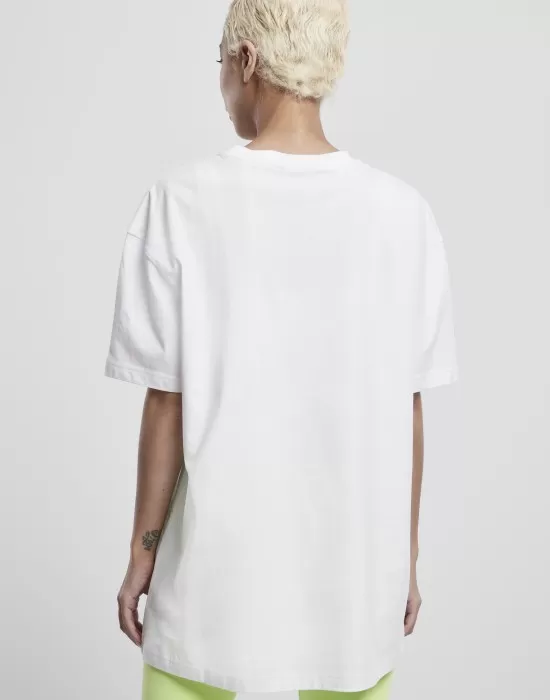 Широка дамска тениска в бял цвят Ladies Oversized Boyfriend Tee, Тениски - Hoodstyle.bg