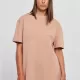 Дамска широка тениска в цвят праскова Urban Classics Boyfriend Tee, Тениски - Hoodstyle.bg