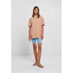 Дамска широка тениска в цвят праскова Urban Classics Boyfriend Tee