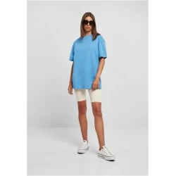 Дамска широка тениска в светлосин цвят Urban Classics Boyfriend Tee