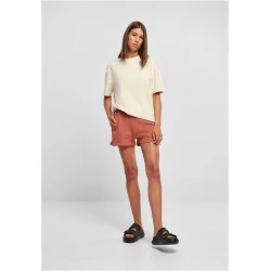 Дамска широка тениска в цвят екрю Urban Classics Boyfriend Tee