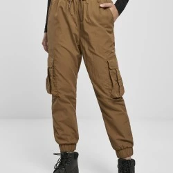 Дамски спортен панталон с висока талия в кафяв цвят Ladies High Waist Pants 