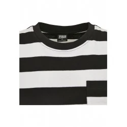 Дамска рокля в черно и бяло Urban Classics Ladies Stripe Boxy Tee Dress 