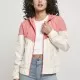 Дамска ветровка в розово и пясъчно Urban Classics Ladies Arrow Windbreaker, Якета - Hoodstyle.bg