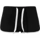 Дамски къси панталони в черен цвят Urban Classics  Ladies French Terry Hotpants blk/wht, Къси панталони - Hoodstyle.bg