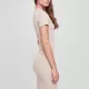 Дамска рокля в светлобежов цвят Urban Classics Ladies Tee Dress, Рокли - Hoodstyle.bg
