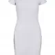 Дамска рокля в бяло Urban Classics Ladies Rib Tee Dress, Рокли - Hoodstyle.bg
