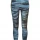 Дамски клин в черно и синьо Urban Classics Ladies Cotton Tie Dye High Waist Leggings, Клинове - Hoodstyle.bg