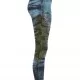 Дамски клин в черно и синьо Urban Classics Ladies Cotton Tie Dye High Waist Leggings, Клинове - Hoodstyle.bg