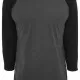 Мъжка блуза с 3/4 ръкави Urban Classics cha/blk, Блузи - Hoodstyle.bg