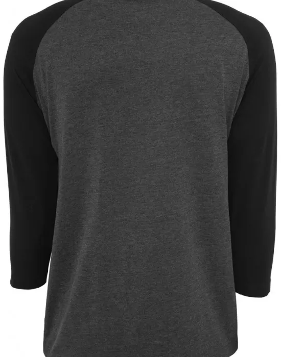 Мъжка блуза с 3/4 ръкави Urban Classics cha/blk, Блузи - Hoodstyle.bg