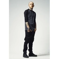 Мъжка блуза с 3/4 ръкави Urban Classics cha/blk