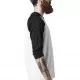 Мъжка блуза с 3/4 ръкави Urban Classics wht/blk, Блузи - Hoodstyle.bg