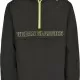 Contrast Pull Over Jacket black/electriclime XXL