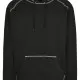 Мъжки суичър в черно Urban Classics Contrast Stitching Hoody, Суичъри - Hoodstyle.bg