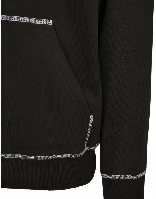 Мъжки суичър в черно Urban Classics Contrast Stitching Hoody, Суичъри - Hoodstyle.bg