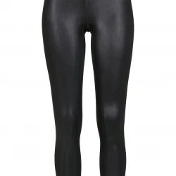 Дамски клин в черен цвят Urban Classics Ladies Imitation Leather Leggings 