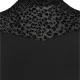 Дамска тениска в черно Urban Classics Ladies Flock Lace Turtleneck, Тениски - Hoodstyle.bg