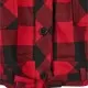 Дамска карирана риза в червено и черно Urban Classics Ladies Short Oversized Check, Блузи - Hoodstyle.bg