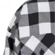Дамска карирана риза в черно и бяло Urban Classics Ladies Short Oversized Check, Блузи - Hoodstyle.bg