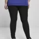 Дамски черен клин Ladies Flock Lace Inset Leggings, Клинове - Hoodstyle.bg
