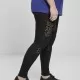 Дамски черен клин Ladies Flock Lace Inset Leggings, Клинове - Hoodstyle.bg