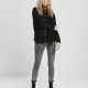 Дамска рипсена риза в черен цвят Urban Classics Ladies Corduroy Oversized, Блузи - Hoodstyle.bg