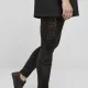Дамски клин в черно Urban Classics Ladies Flock Lace Stripe, Клинове - Hoodstyle.bg