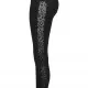 Дамски клин в черно Urban Classics Ladies Flock Lace Stripe, Клинове - Hoodstyle.bg