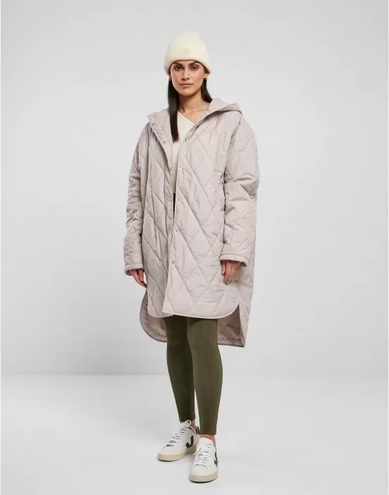 Дамски кожен панталон в цвят маслина Urban Classics Ladies Pants, Панталони - Hoodstyle.bg