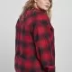 Дамска риза в тъмносиньо и червено Urban Classics Ladies Check Overshirt, Блузи - Hoodstyle.bg