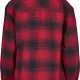 Дамска риза в тъмносиньо и червено Urban Classics Ladies Check Overshirt, Блузи - Hoodstyle.bg