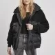 Дамско яке в черно от Urban Classics Ladies Sherpa Mix Puffer, Якета - Hoodstyle.bg