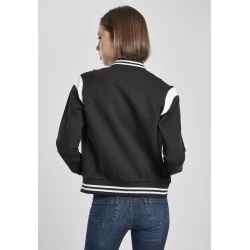 Дамско колежанско яке в черно от Urban Classics Ladies