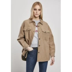 Дамска риза в тъмно бежово Urban Classics 