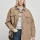 Дамска риза в тъмно бежово Urban Classics, Якета - Hoodstyle.bg