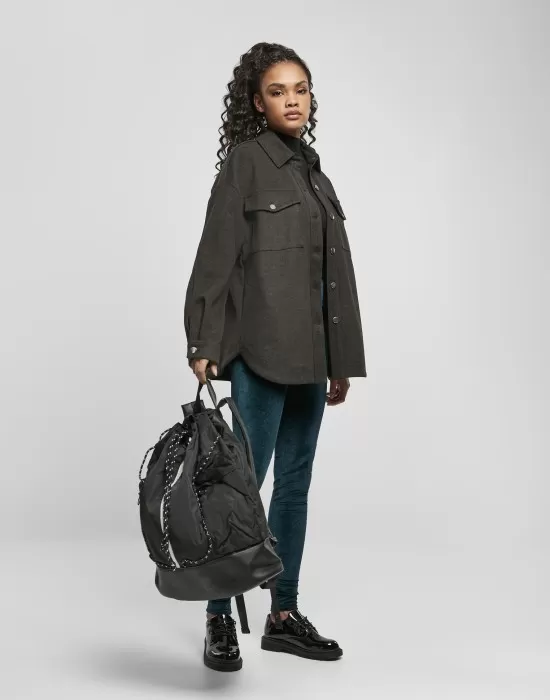 Дамска риза в тъмносив цвят Urban Classics, Жилетки - Hoodstyle.bg