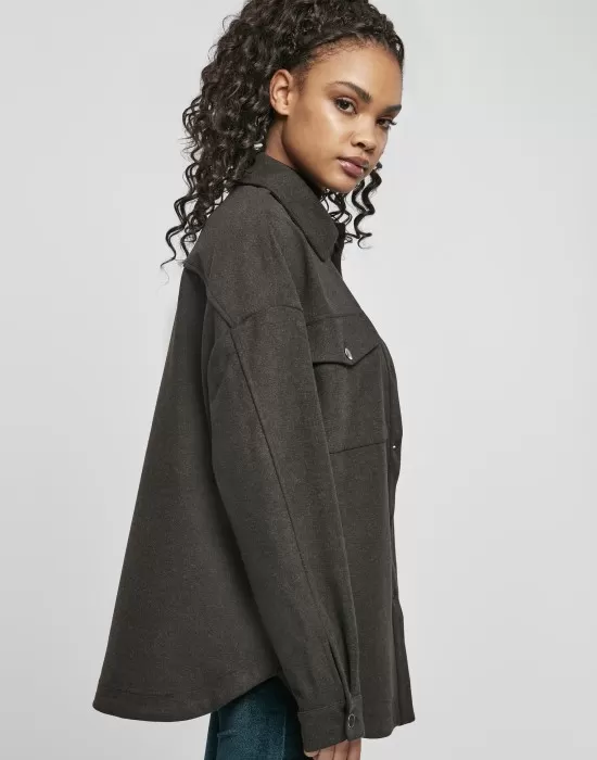 Дамска риза в тъмносив цвят Urban Classics, Жилетки - Hoodstyle.bg
