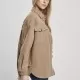 Дамска риза в тъмно бежово Urban Classics, Якета - Hoodstyle.bg