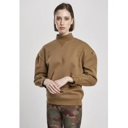 Дамска блуза в  бежово Urban Classics Ladies Turtleneck Crew 