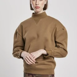 Дамска блуза в  бежово Urban Classics Ladies Turtleneck Crew 