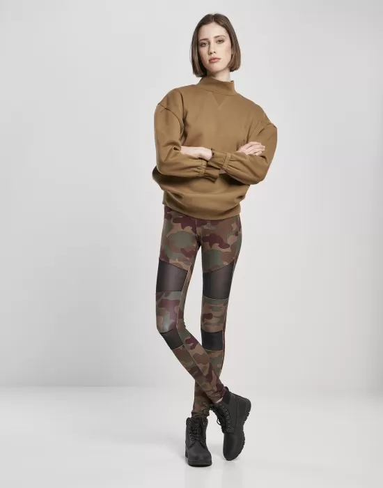 Дамска блуза в  бежово Urban Classics Ladies Turtleneck Crew, Блузи - Hoodstyle.bg