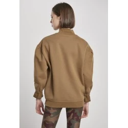 Дамска блуза в  бежово Urban Classics Ladies Turtleneck Crew 