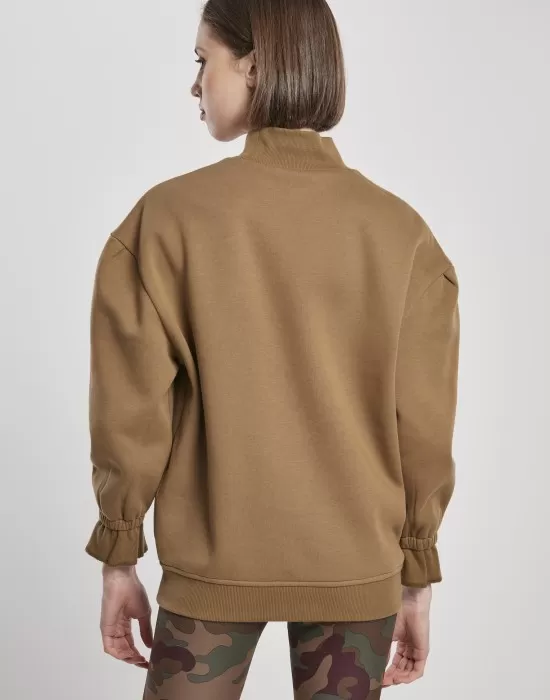 Дамска блуза в  бежово Urban Classics Ladies Turtleneck Crew, Блузи - Hoodstyle.bg