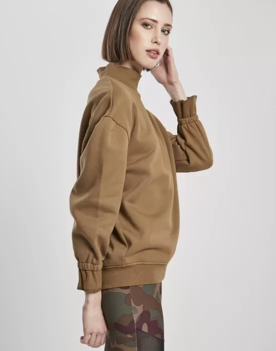 Дамска блуза в  бежово Urban Classics Ladies Turtleneck Crew, Блузи - Hoodstyle.bg
