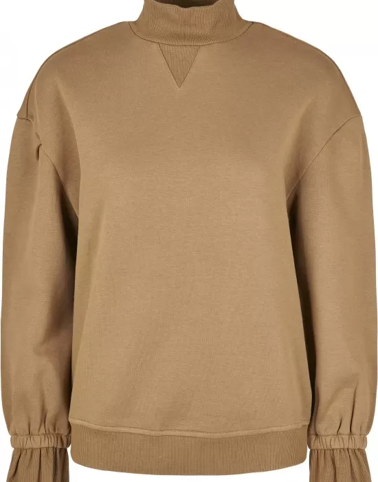 Дамска блуза в  бежово Urban Classics Ladies Turtleneck Crew, Блузи - Hoodstyle.bg