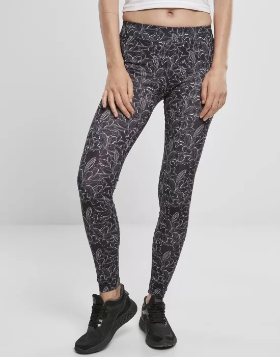 Дамски клин Urban Classics Ladies AOP Leggings, Клинове - Hoodstyle.bg